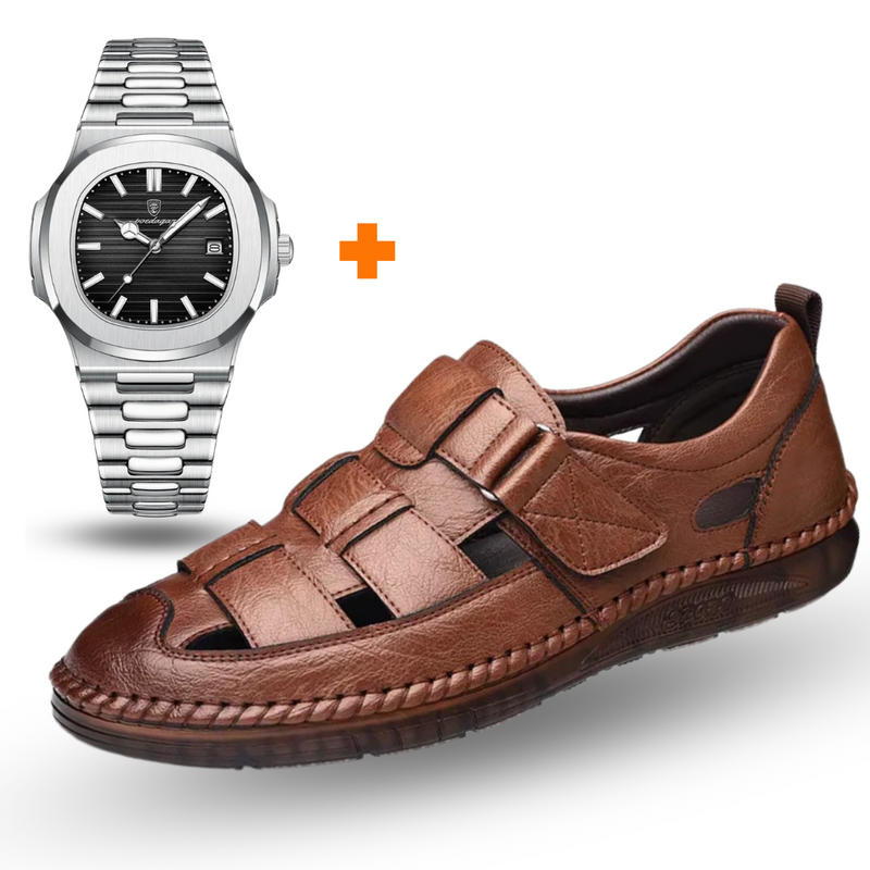 [PROMOÇÃO EXCLUSIVA]  Mocassim Ortopédico Italiano de Couro Legitimo + Brinde Exclusivo