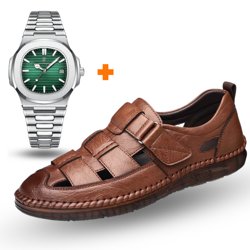 [PROMOÇÃO EXCLUSIVA]  Mocassim Ortopédico Italiano de Couro Legitimo + Brinde Exclusivo