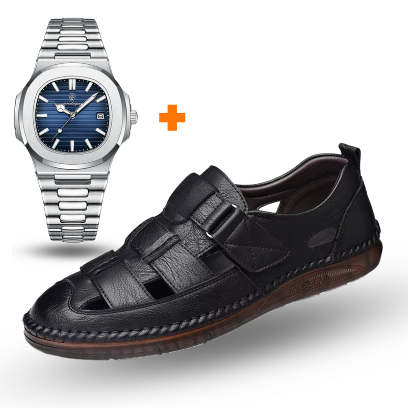 [PROMOÇÃO EXCLUSIVA]  Mocassim Ortopédico Italiano de Couro Legitimo + Brinde Exclusivo