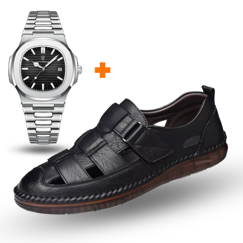 [PROMOÇÃO EXCLUSIVA]  Mocassim Ortopédico Italiano de Couro Legitimo + Brinde Exclusivo
