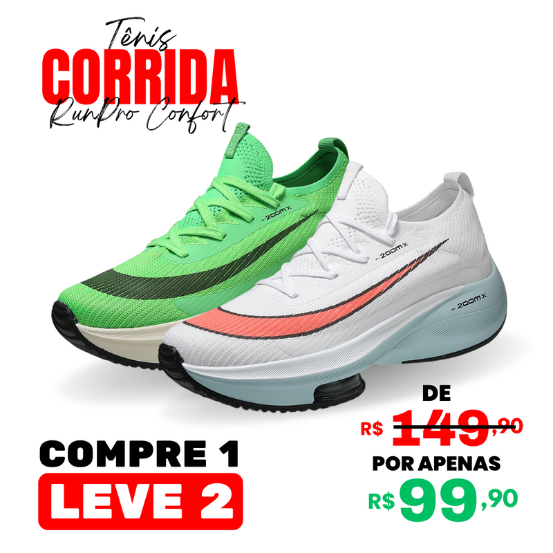 [ COMPRE 1 E LEVE 2 ] Tênis de Corrida RunPro Confort