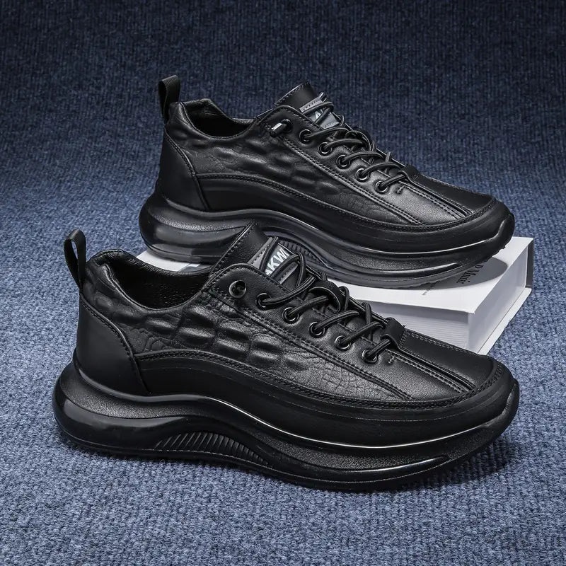 [ COMPRE 1 E LEVE 2 ] Tênis Masculino Estilo Couro de Crocodilo